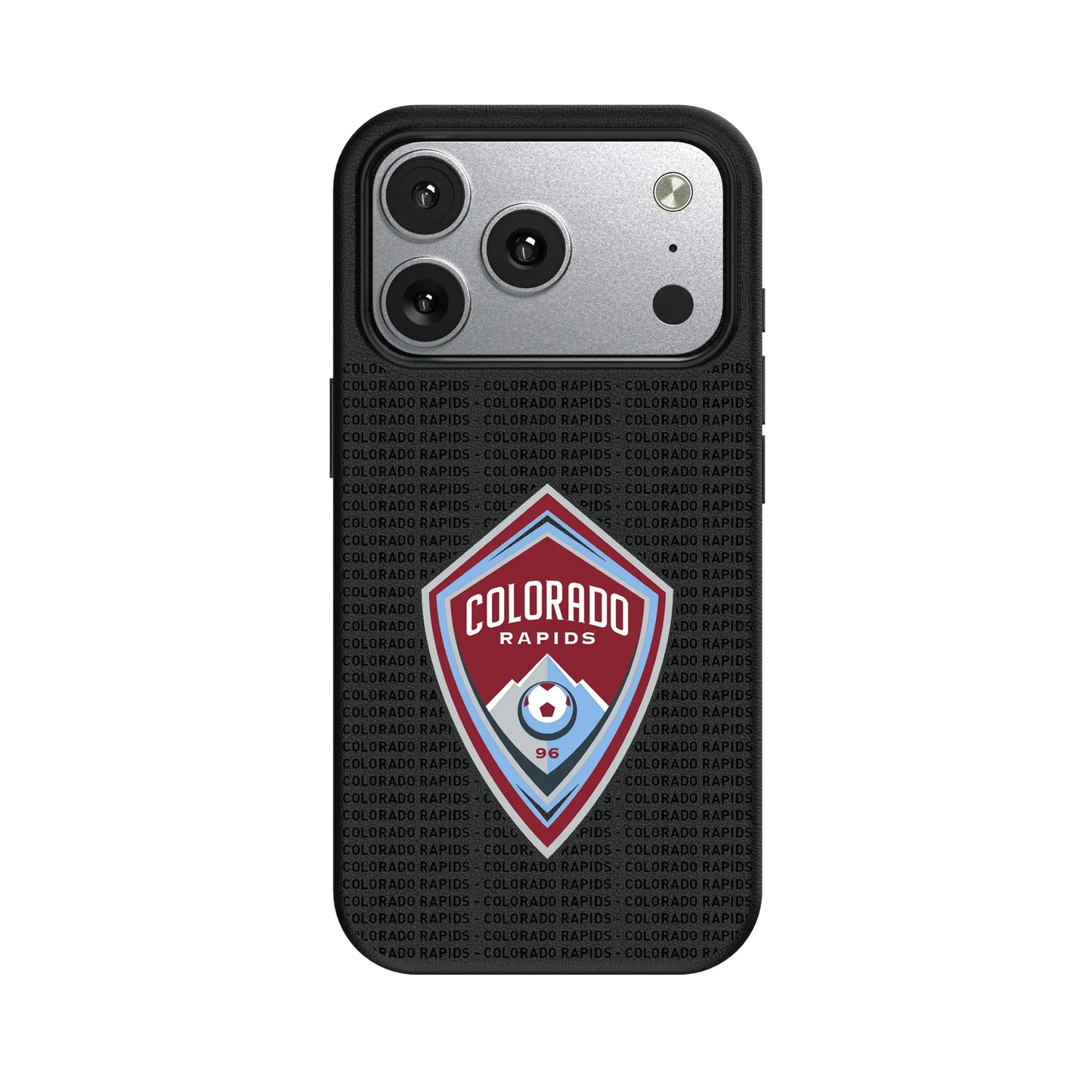 Colorado Rapids Text Backdrop MagSafe Compatible Phone Case for Apple iPhone