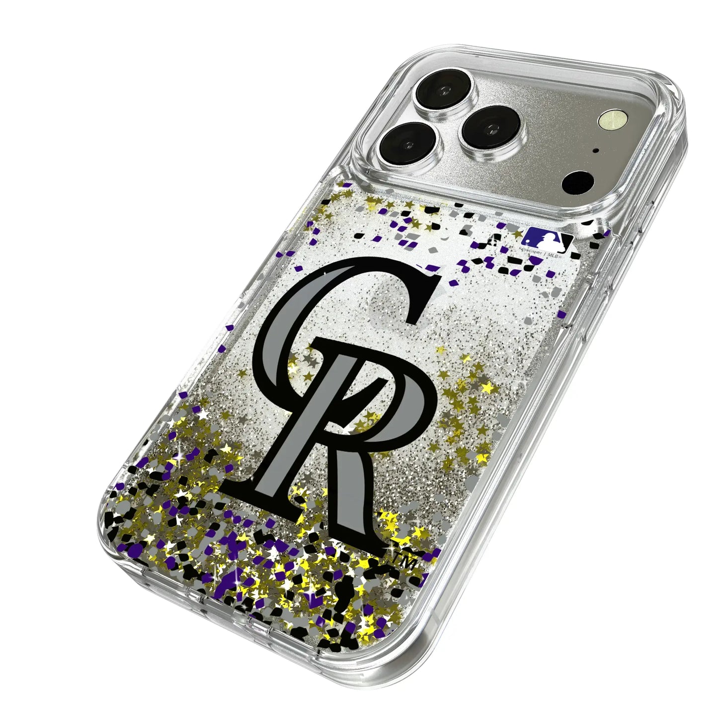 Colorado Rockies Confetti Glitter Phone Case for Apple iPhone