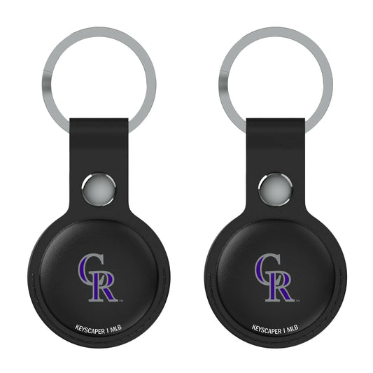 Colorado Rockies Insignia Black Airtag Holder 2-Pack