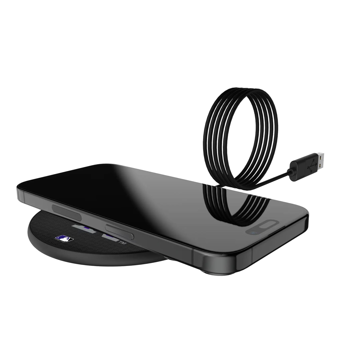 Colorado Rockies Linen 15-Watt Wireless Charger