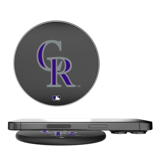 Colorado Rockies Linen 15-Watt Wireless Charger