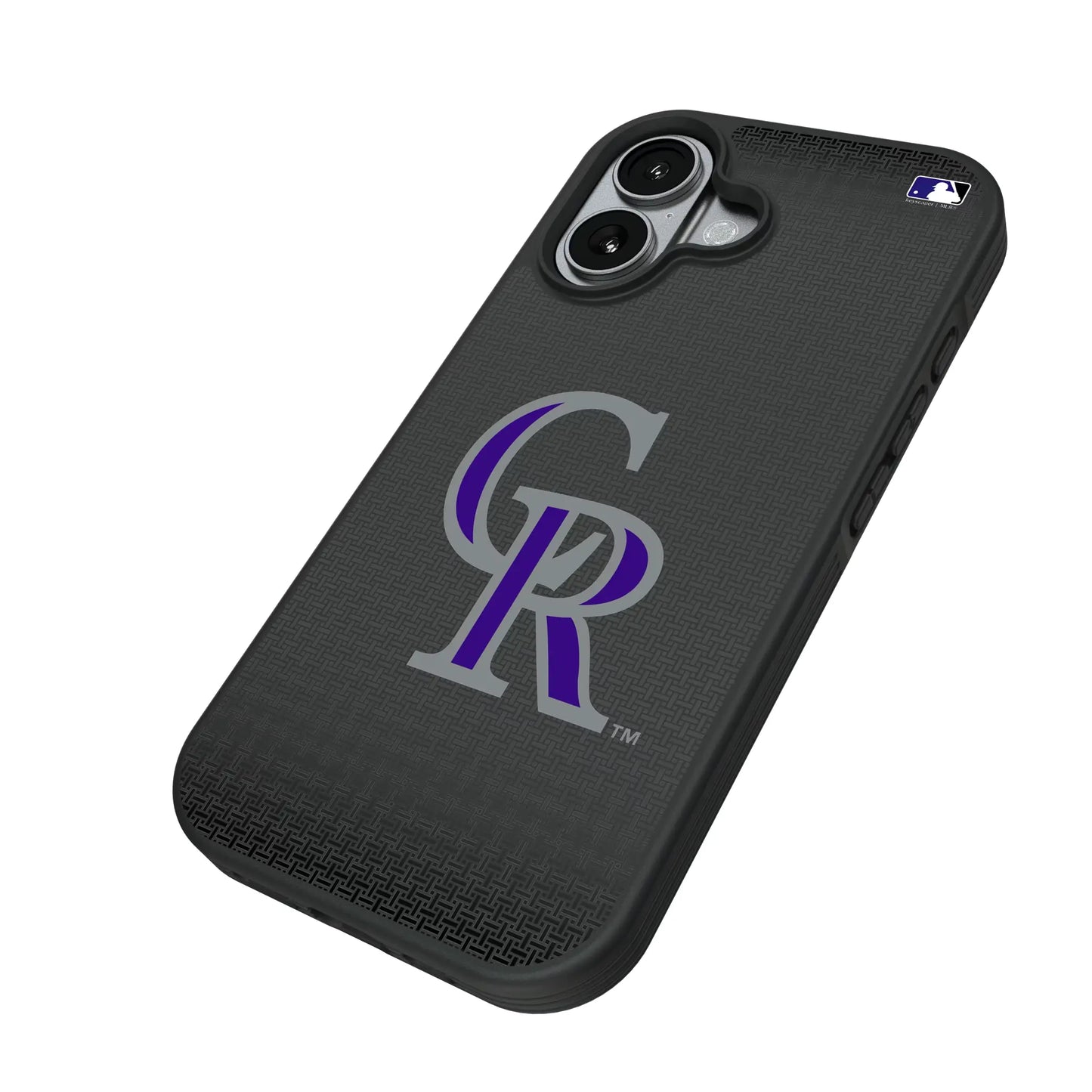 Colorado Rockies Linen Bump Phone Case for Apple iPhone