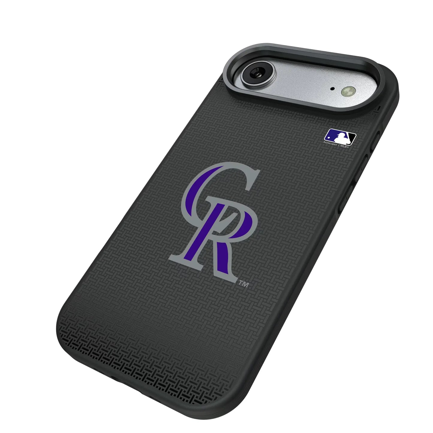 Colorado Rockies Linen Bump Phone Case for Apple iPhone