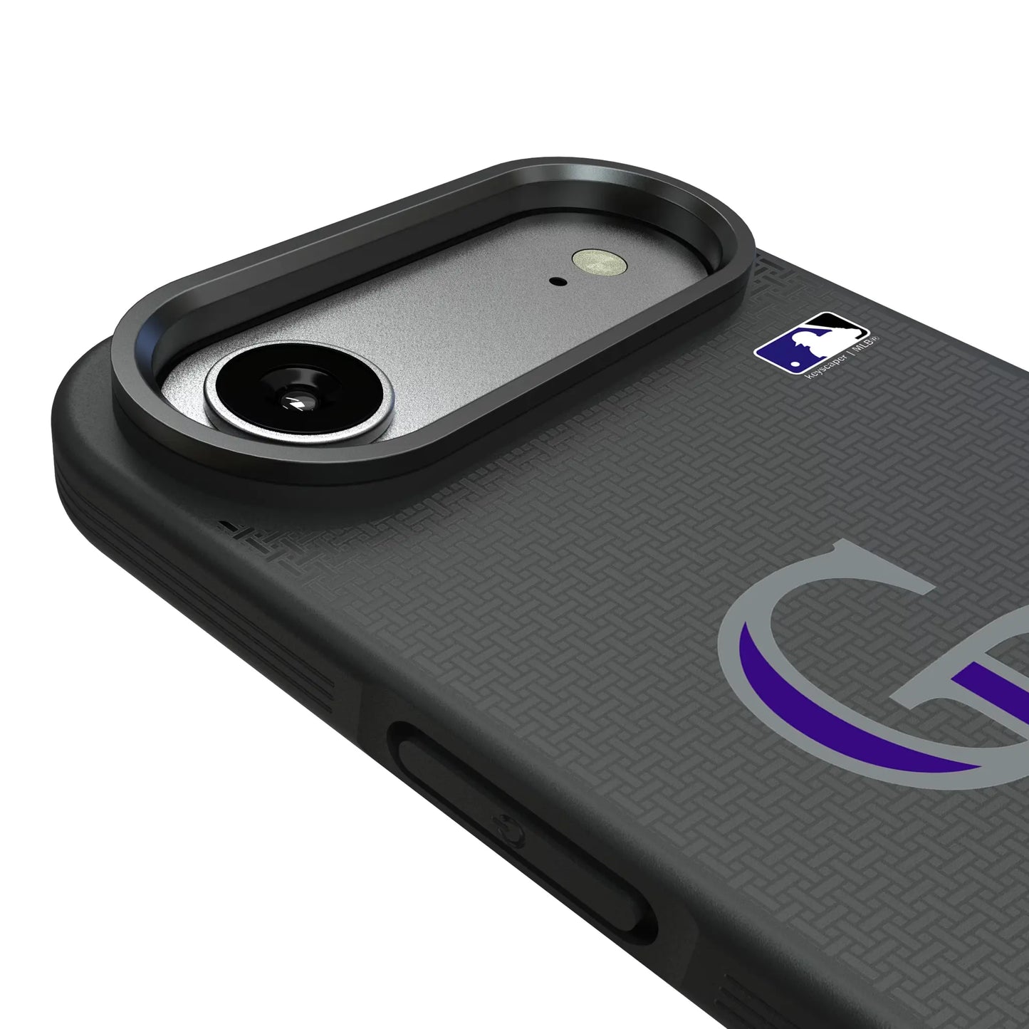 Colorado Rockies Linen Bump Phone Case for Apple iPhone