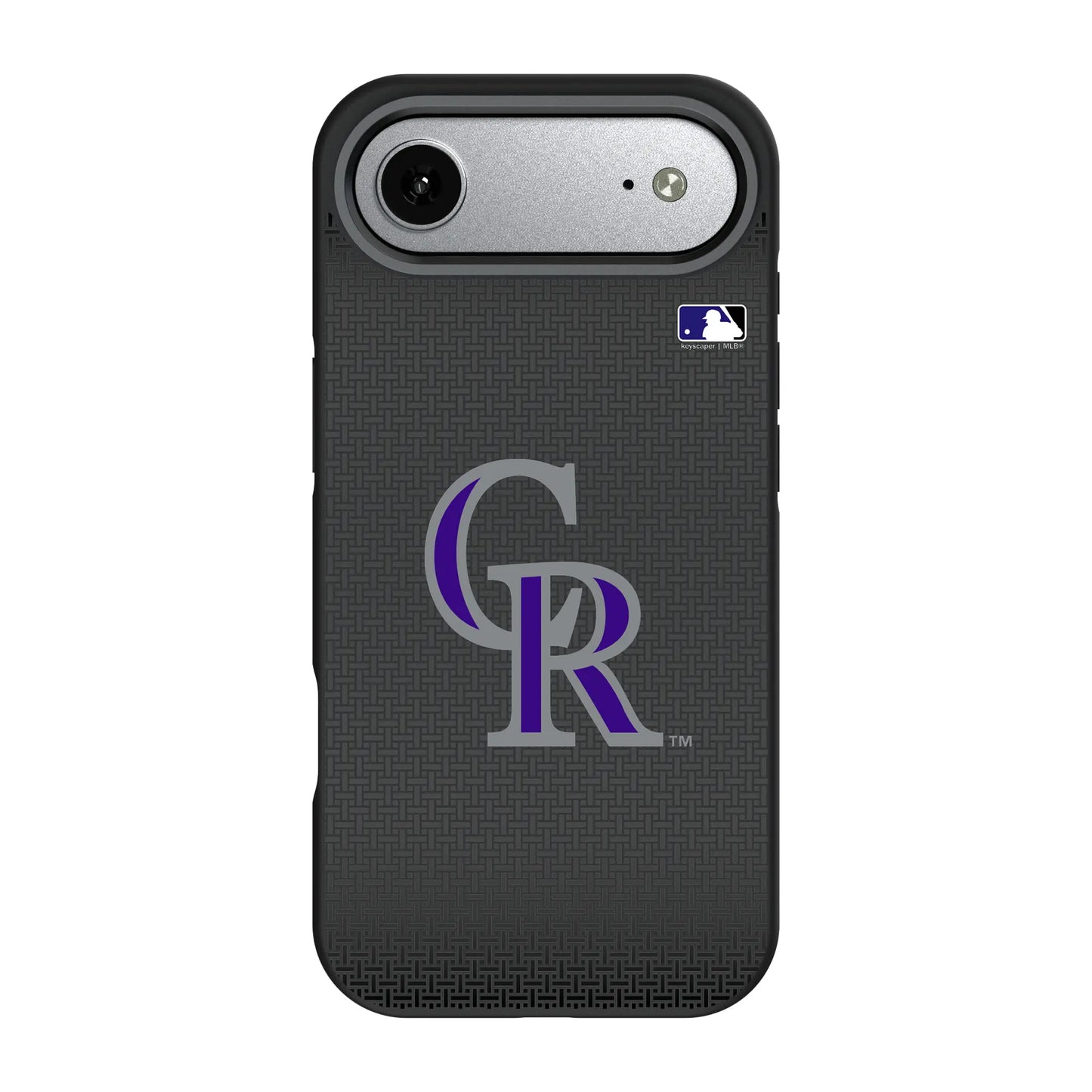 Colorado Rockies Linen Bump Phone Case for Apple iPhone