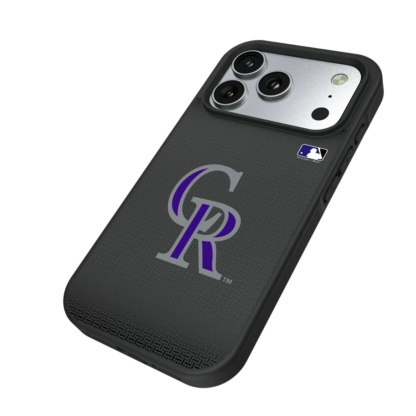 Colorado Rockies Linen Bump Phone Case for Apple iPhone