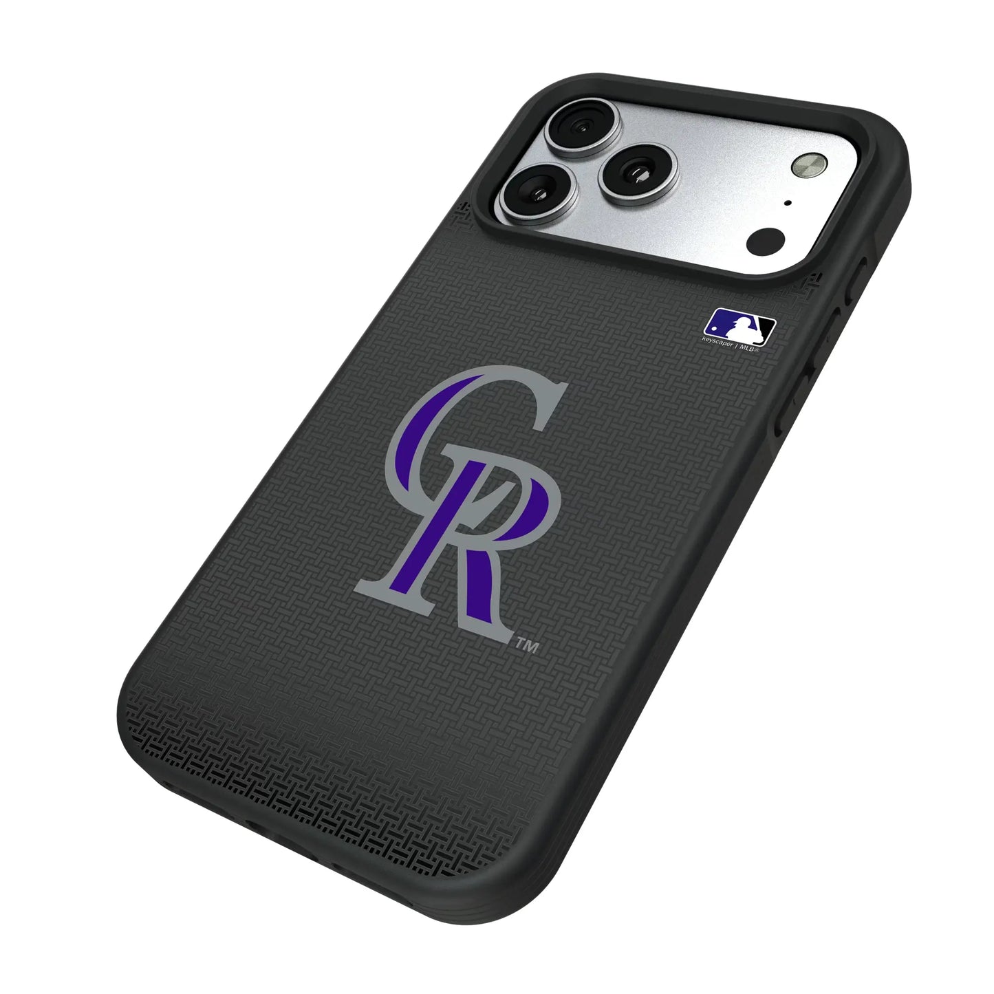 Colorado Rockies Linen Bump Phone Case for Apple iPhone