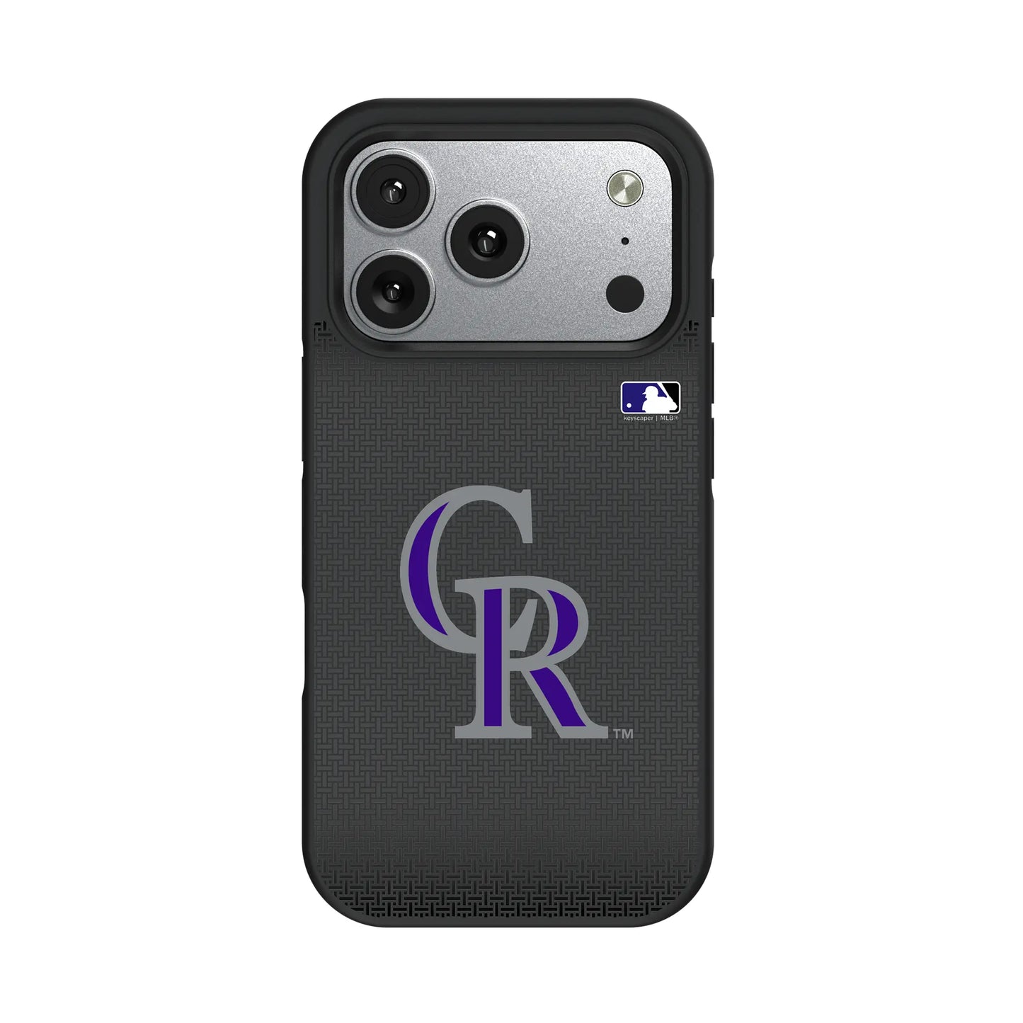 Colorado Rockies Linen Bump Phone Case for Apple iPhone