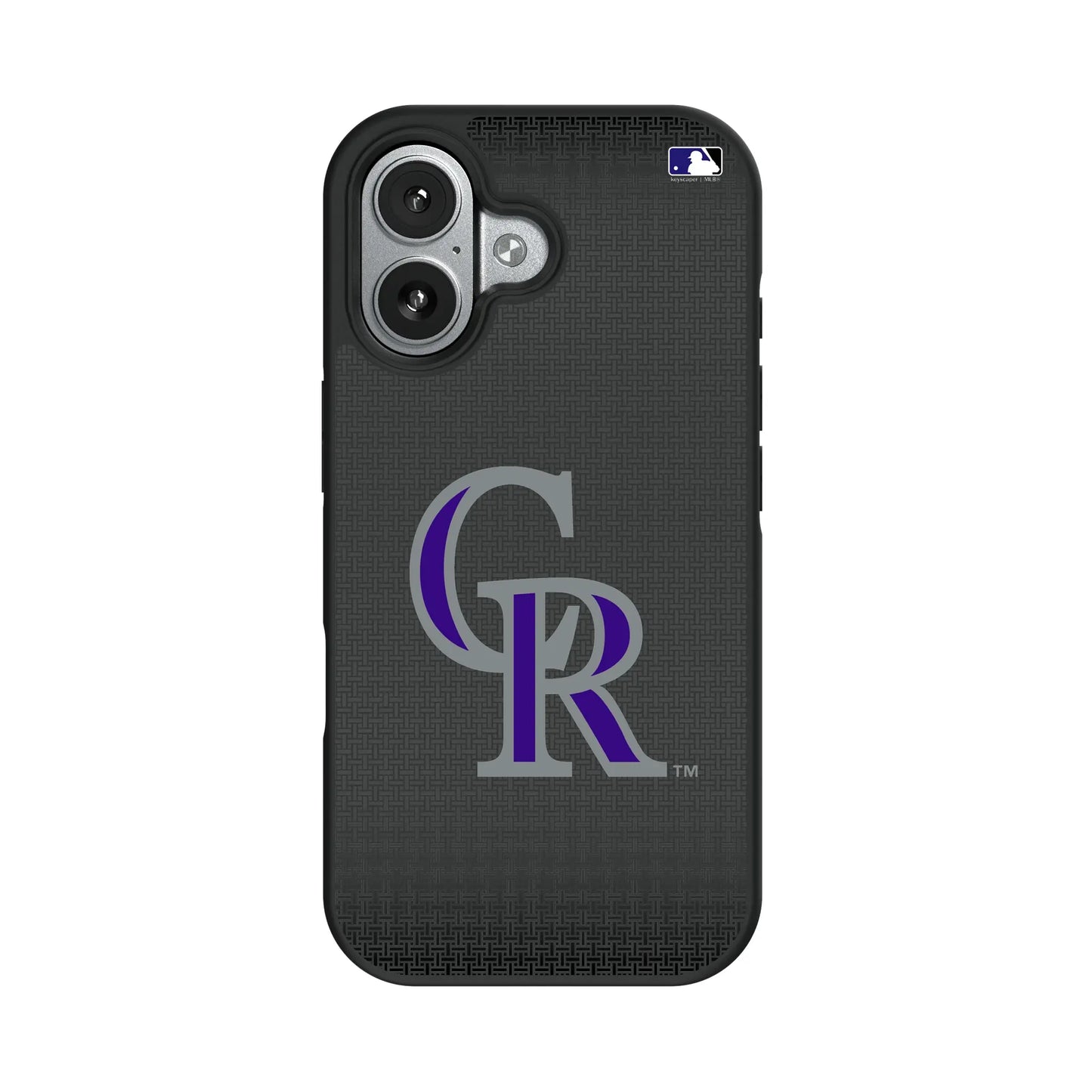 Colorado Rockies Linen Bump Phone Case for Apple iPhone