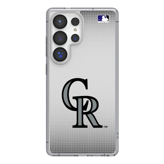 Colorado Rockies Linen Clear Phone Case for Samsung Galaxy