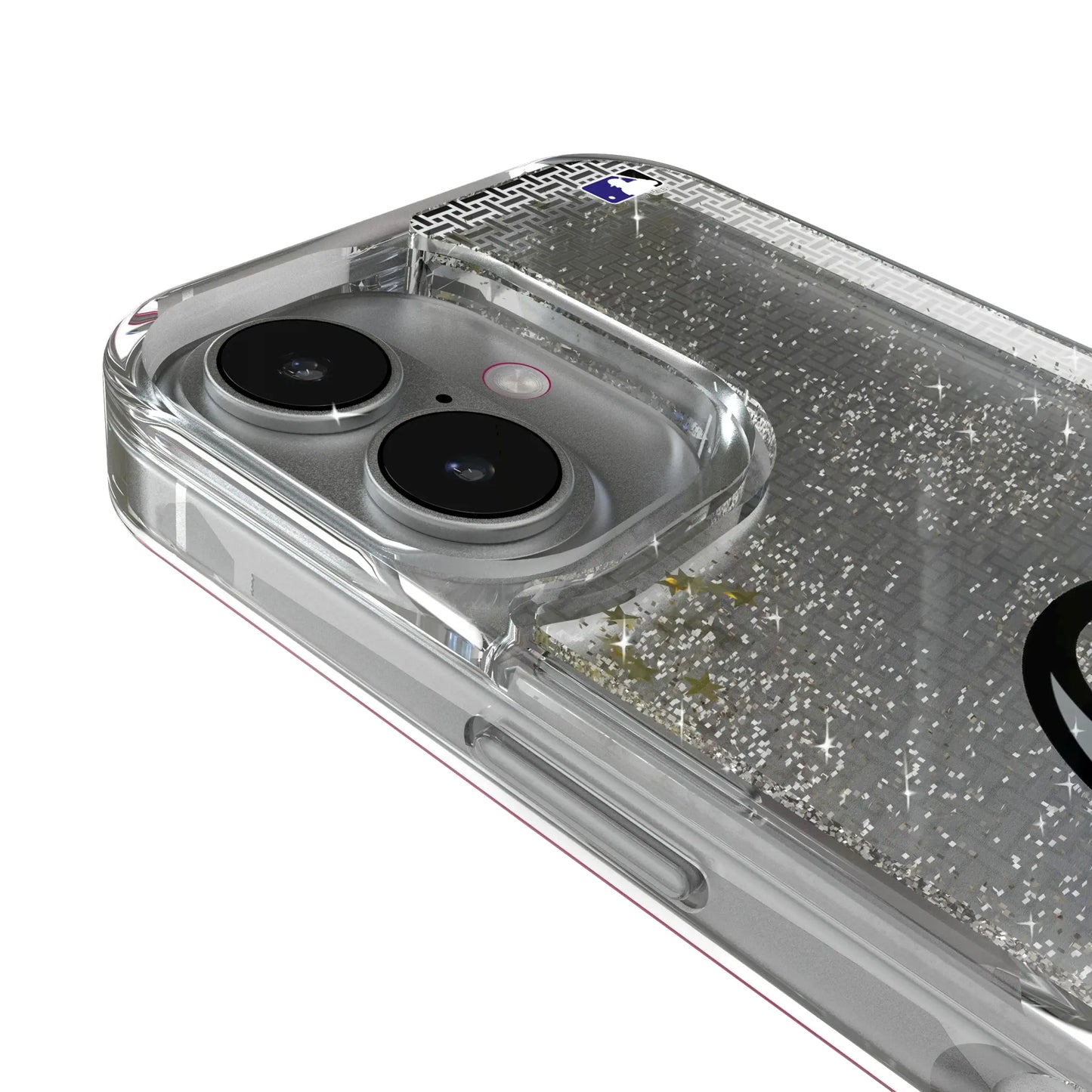 Colorado Rockies Linen Glitter Phone Case for Apple iPhone