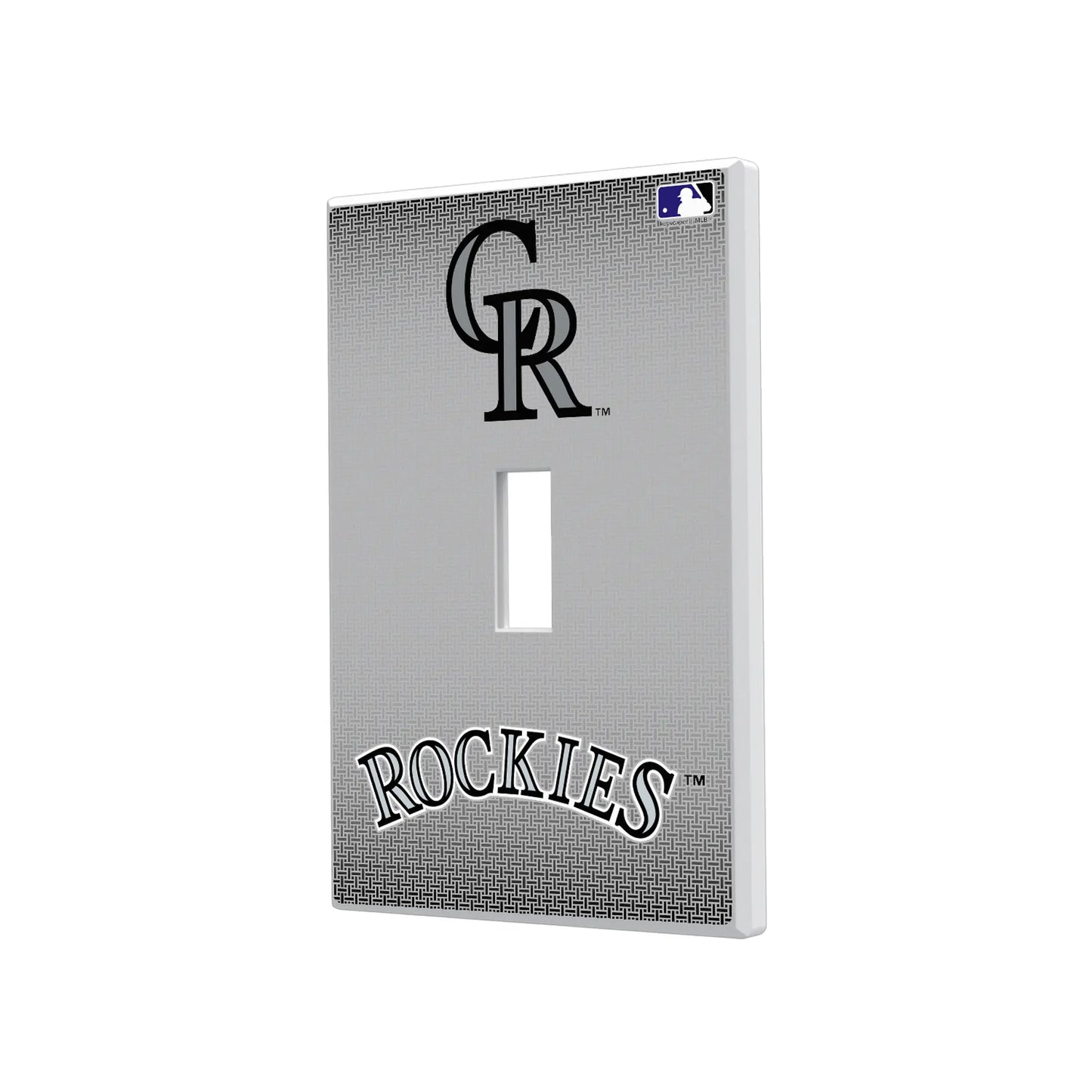 Colorado Rockies Linen Hidden-Screw Light Switch Plate