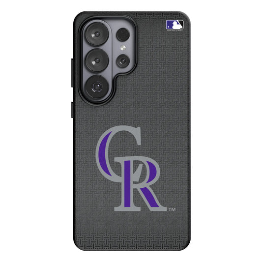 Colorado Rockies Linen MagSafe Compatible Phone Case for Samsung Galaxy