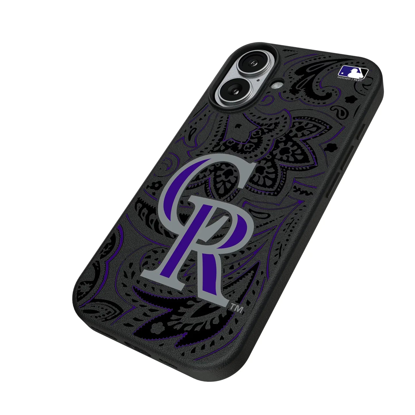 Colorado Rockies Paisley MagSafe Compatible Phone Case for Apple iPhone