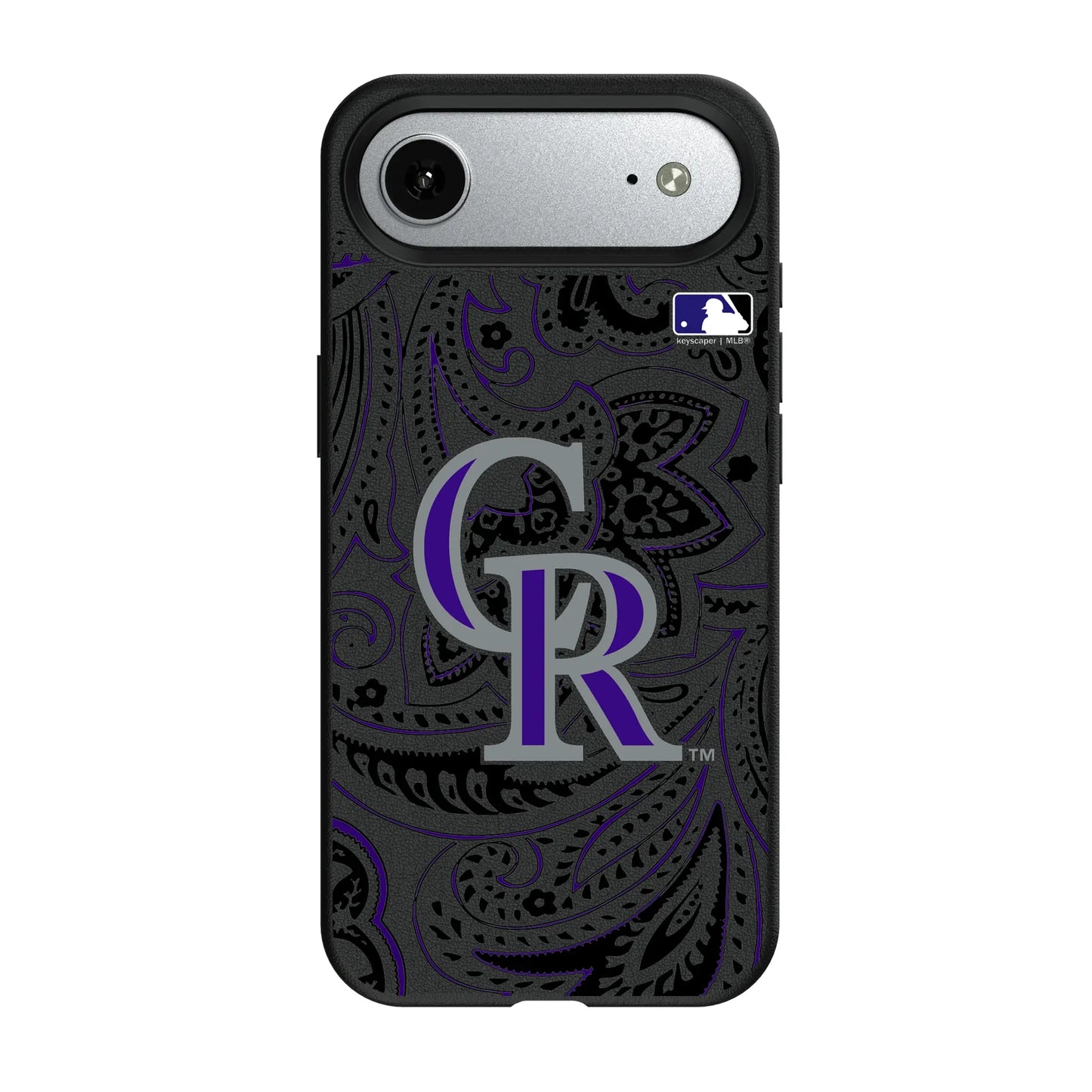 Colorado Rockies Paisley MagSafe Compatible Phone Case for Apple iPhone
