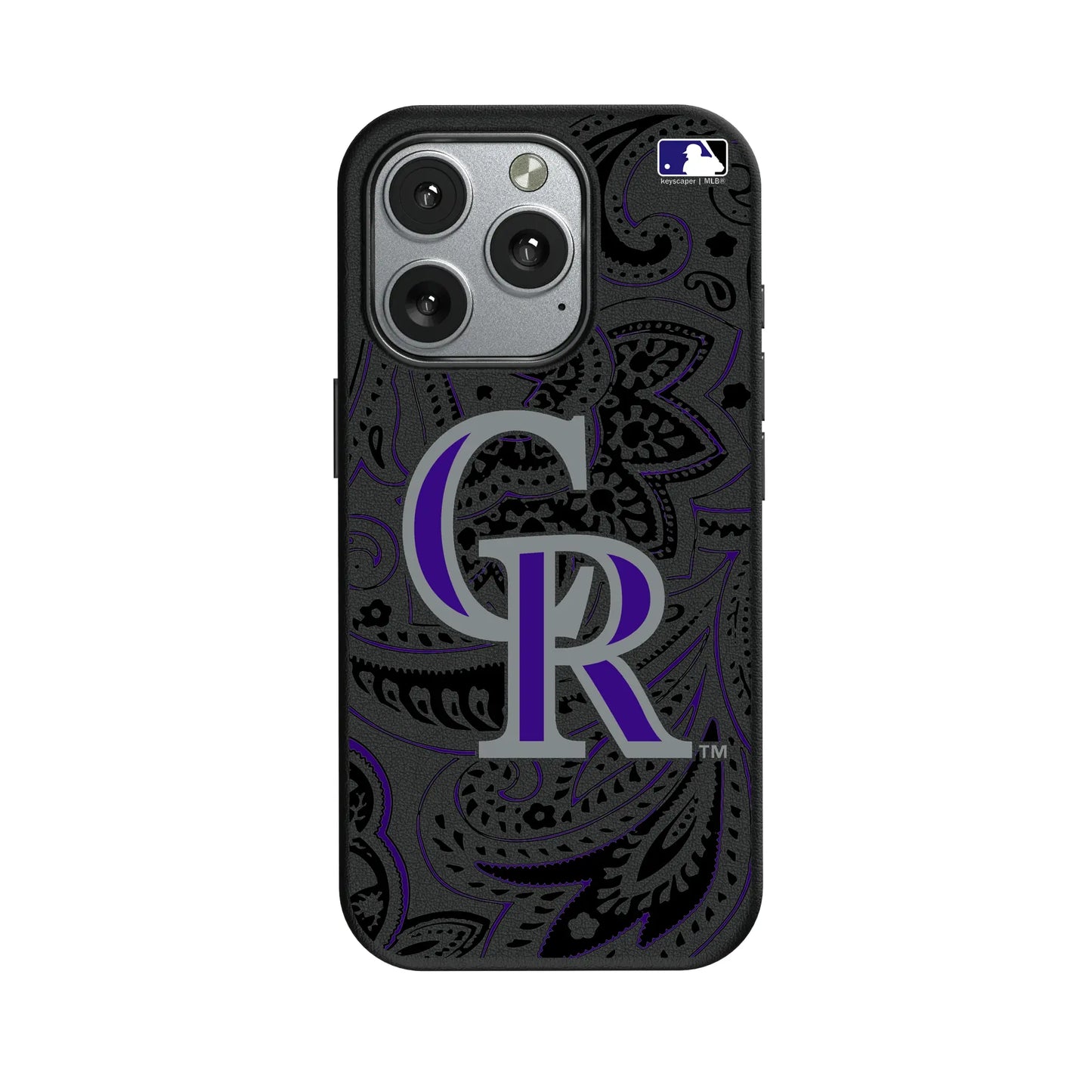 Colorado Rockies Paisley MagSafe Compatible Phone Case for Apple iPhone