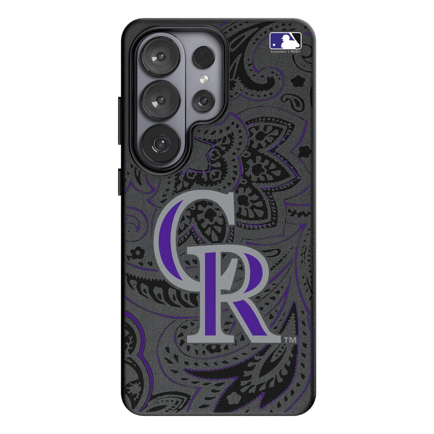 Colorado Rockies Paisley MagSafe Compatible Phone Case for Samsung Galaxy