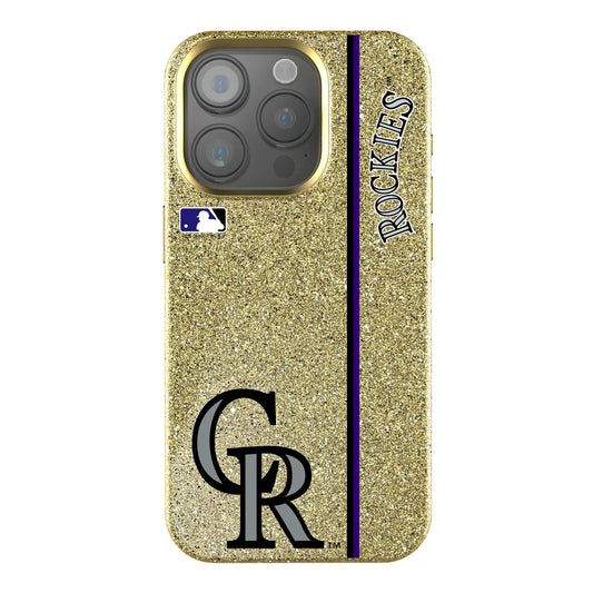 Colorado Rockies Sidebar Bling Phone Case for Apple iPhone