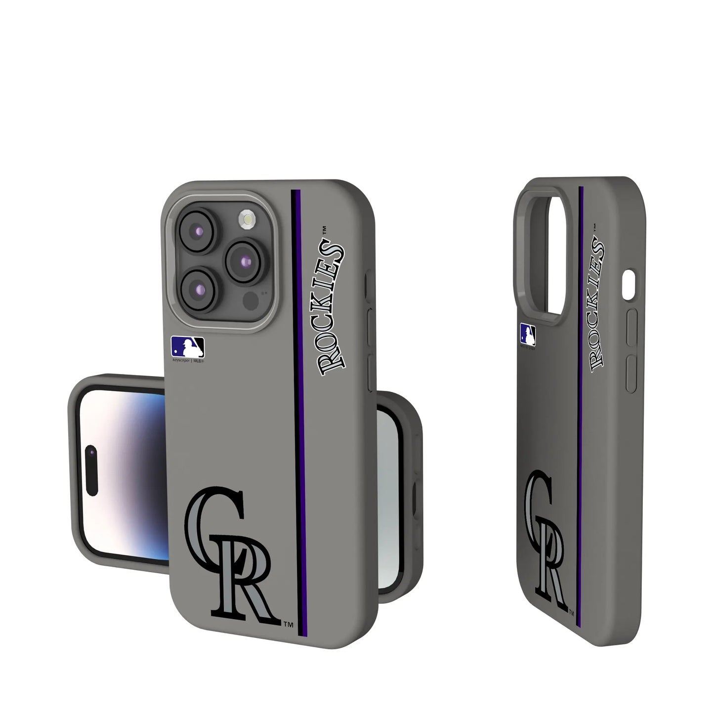 Colorado Rockies Sidebar Soft Touch Phone Case for Apple iPhone