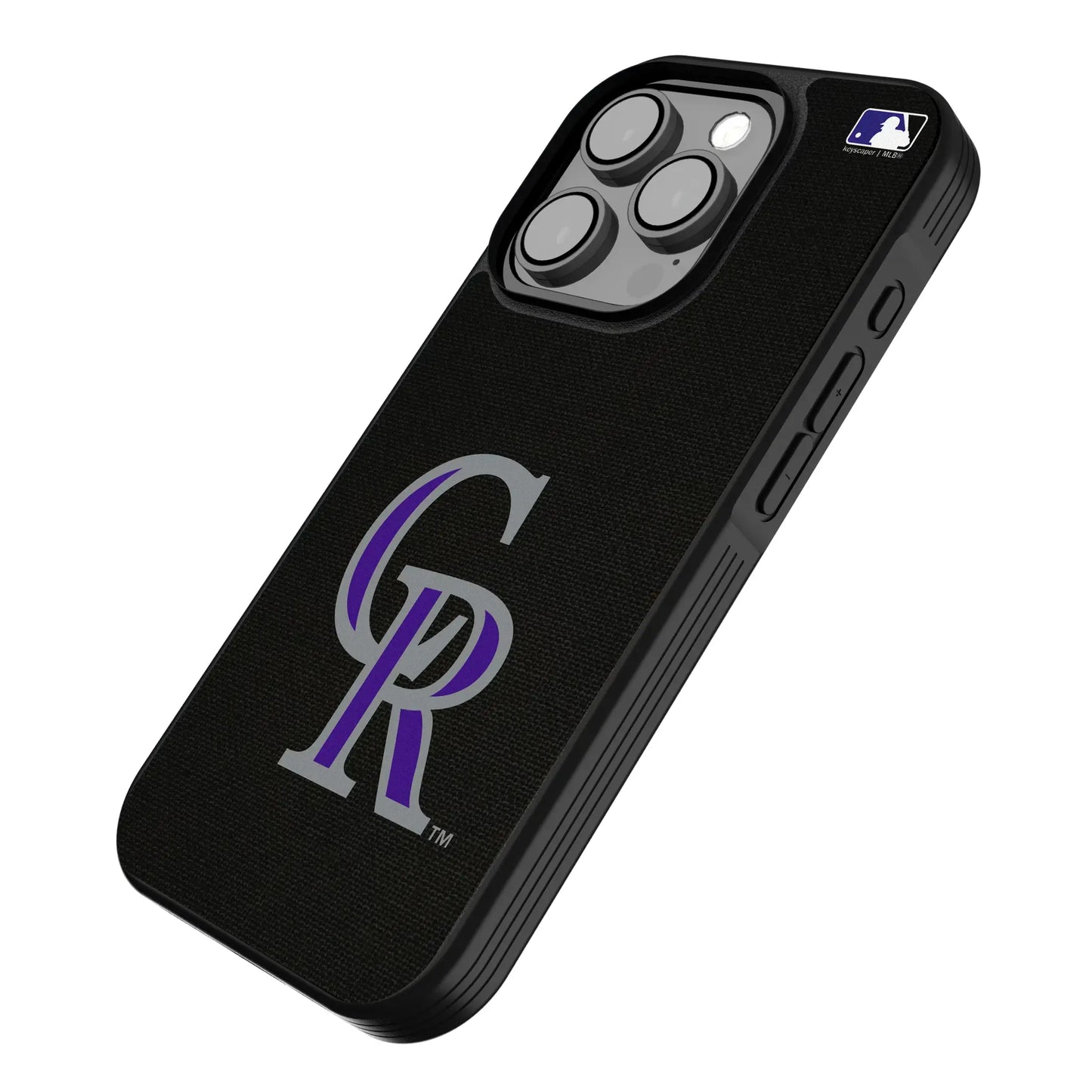 Colorado Rockies Solid Bump Phone Case for Apple iPhone