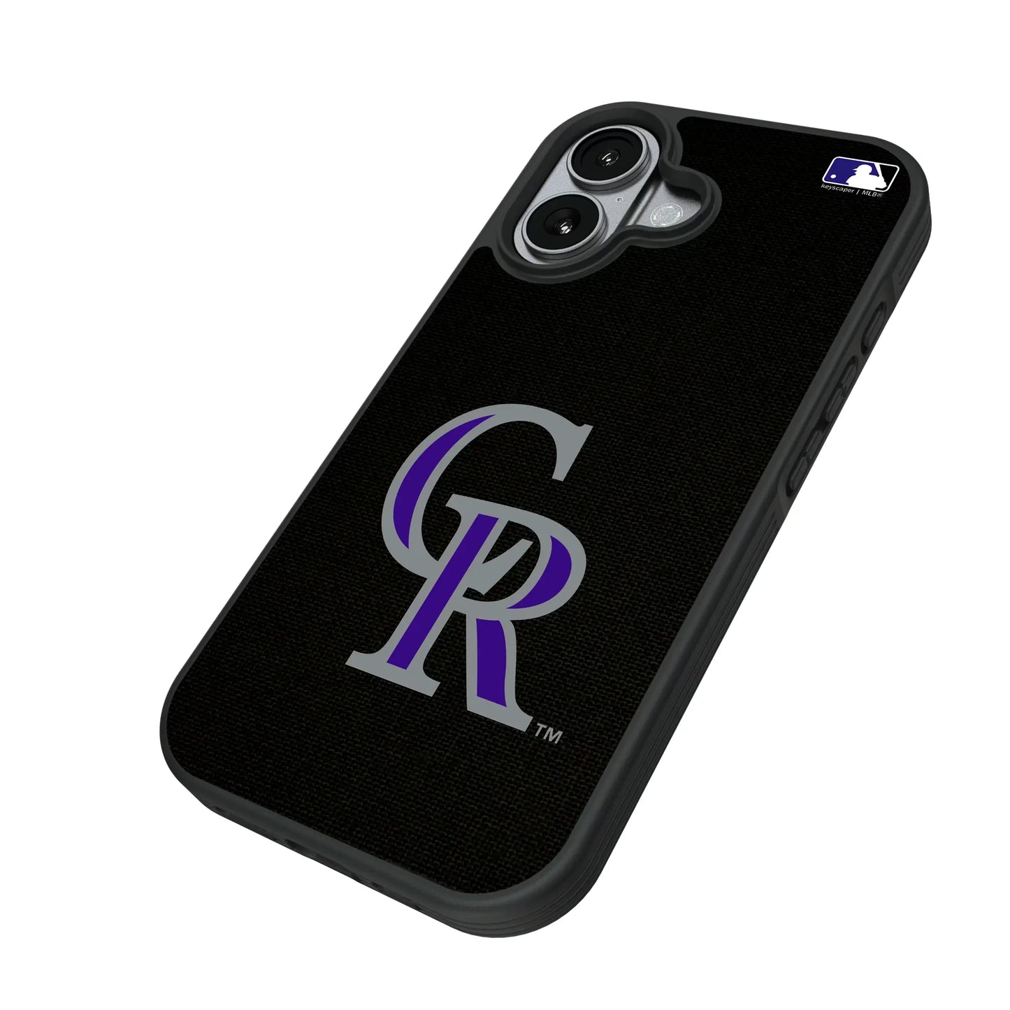 Colorado Rockies Solid Bump Phone Case for Apple iPhone