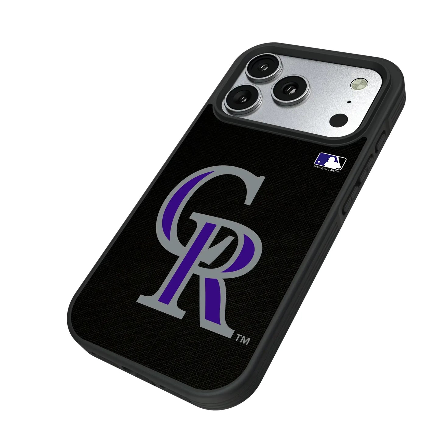 Colorado Rockies Solid Bump Phone Case for Apple iPhone