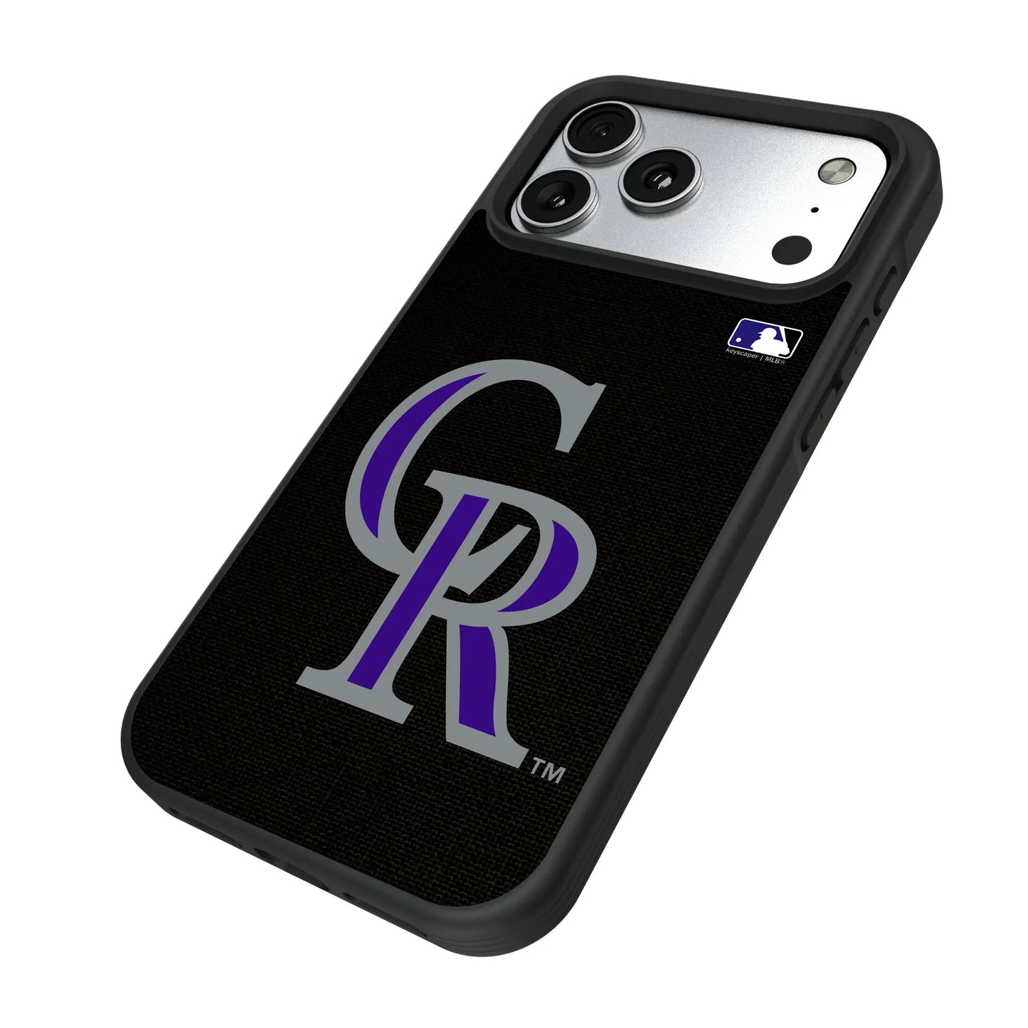 Colorado Rockies Solid Bump Phone Case for Apple iPhone