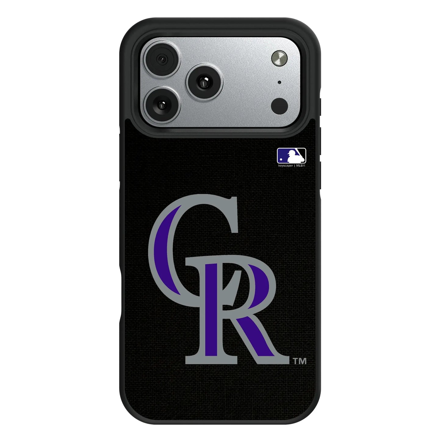 Colorado Rockies Solid Bump Phone Case for Apple iPhone