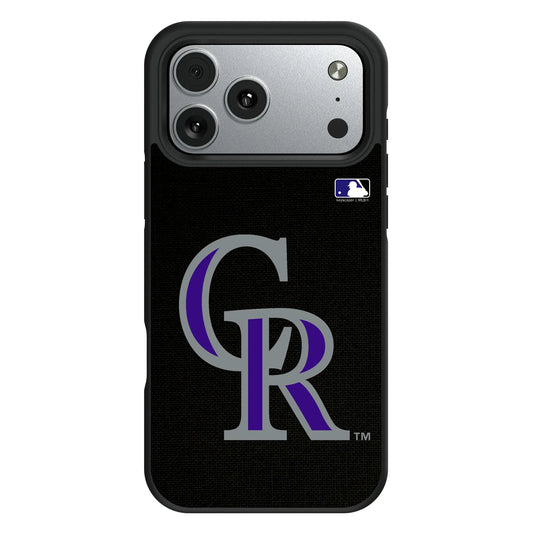 Colorado Rockies Solid Bump Phone Case for Apple iPhone