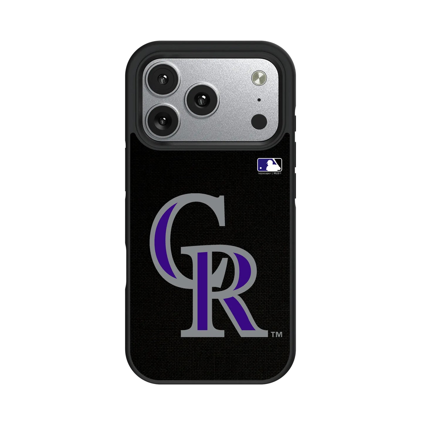 Colorado Rockies Solid Bump Phone Case for Apple iPhone