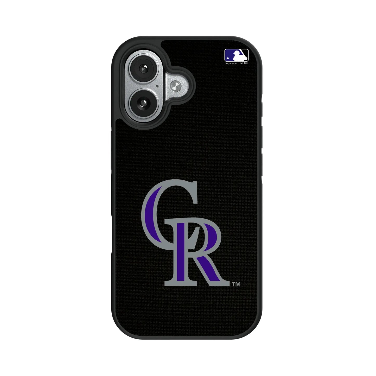 Colorado Rockies Solid Bump Phone Case for Apple iPhone