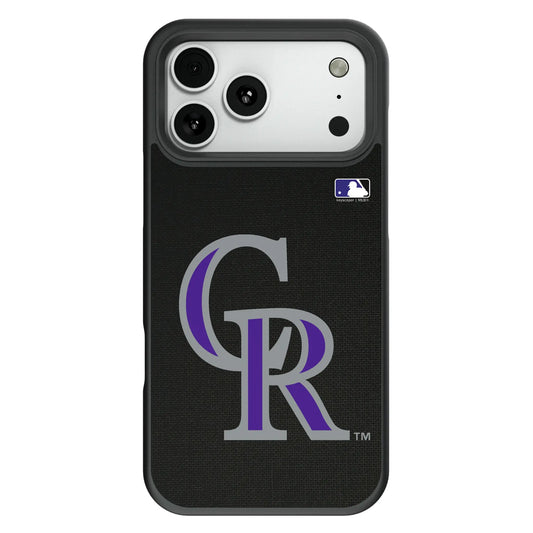 Colorado Rockies Solid Bump Phone Case for Apple iPhone
