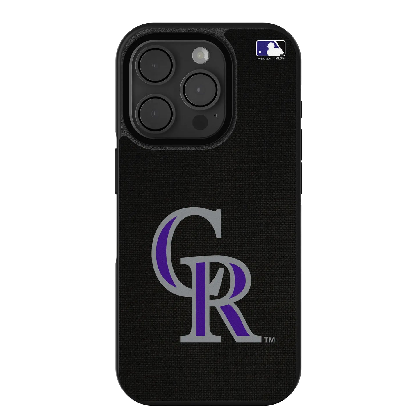 Colorado Rockies Solid Bump Phone Case for Apple iPhone