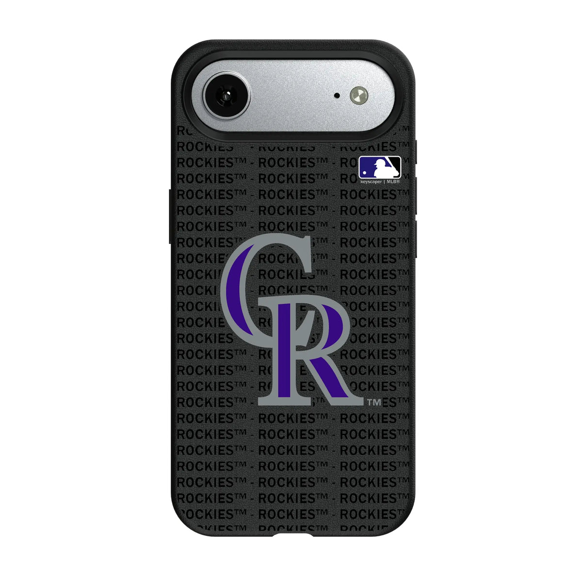 Colorado Rockies Text Backdrop MagSafe Compatible Phone Case for Apple iPhone