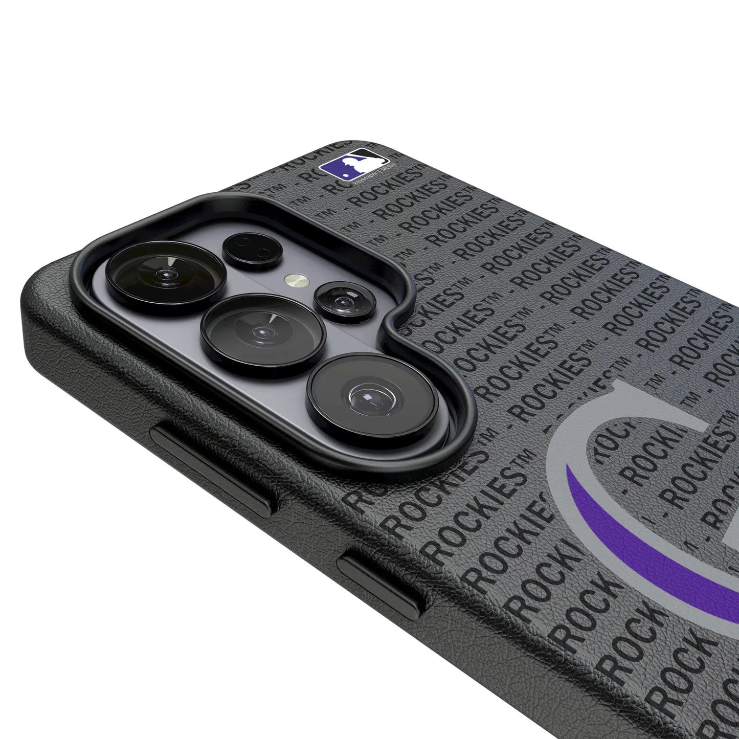 Colorado Rockies Text Backdrop MagSafe Compatible Phone Case for Samsung Galaxy