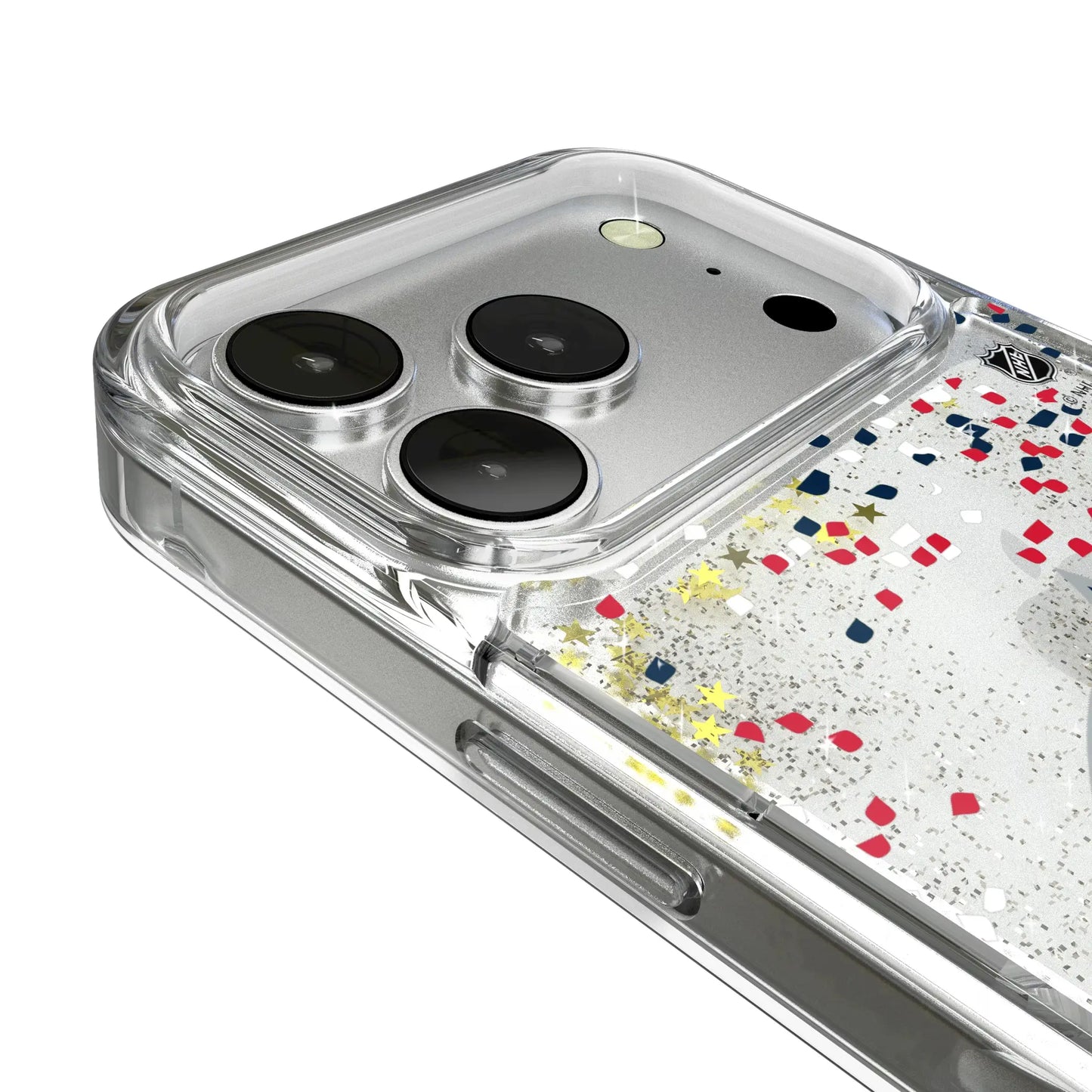 Columbus Blue Jackets Confetti Glitter Phone Case for Apple iPhone