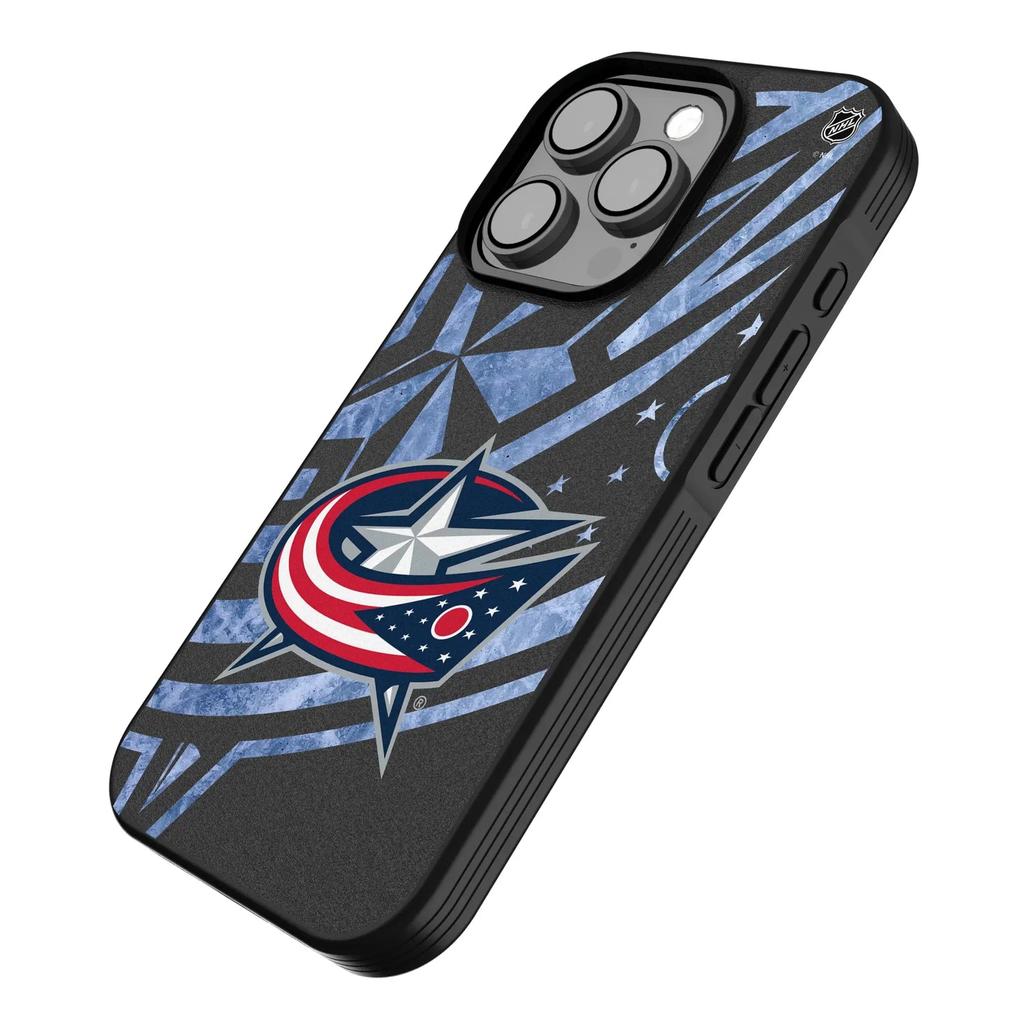 Columbus Blue Jackets Ice Tilt Bump Phone Case for Apple iPhone