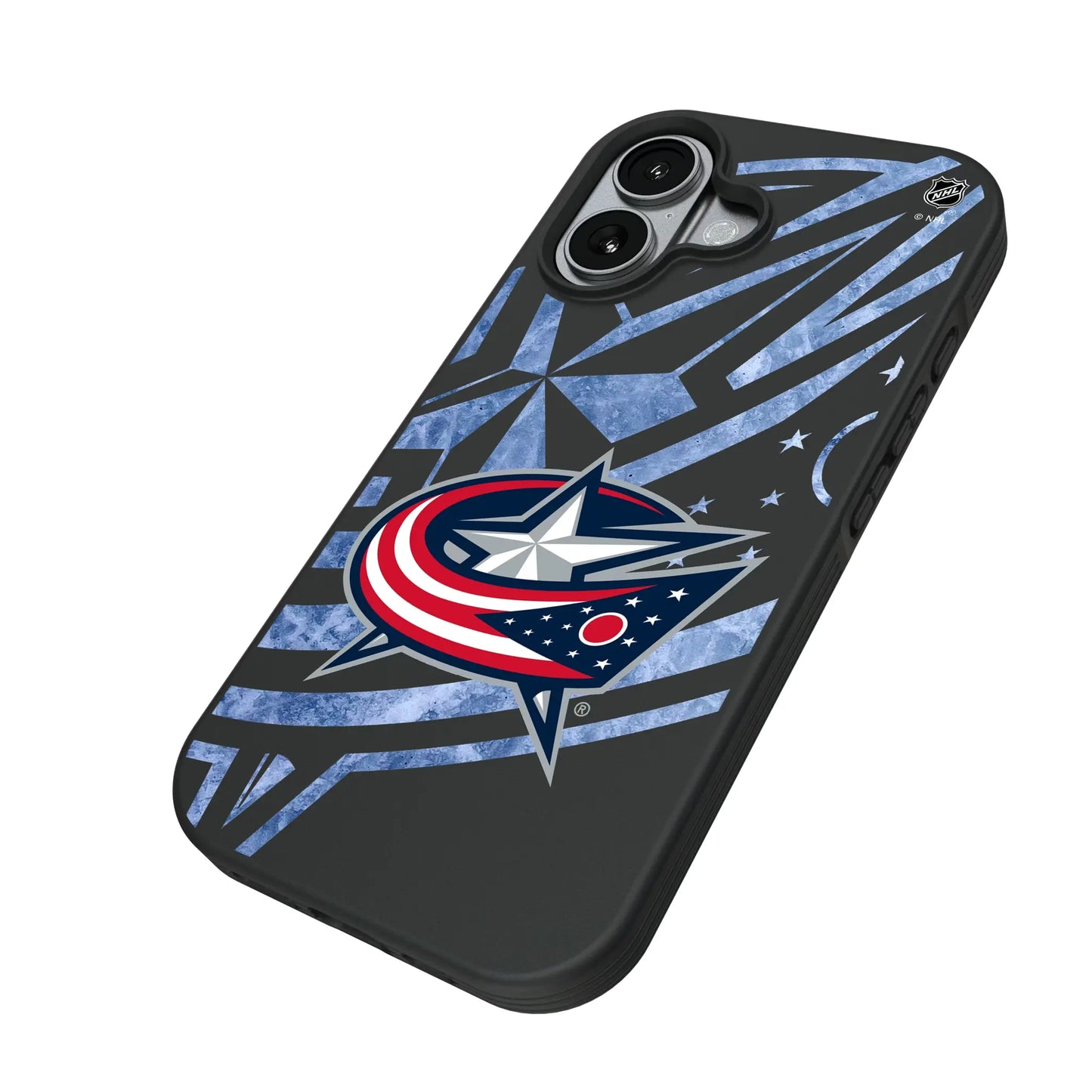 Columbus Blue Jackets Ice Tilt Bump Phone Case for Apple iPhone