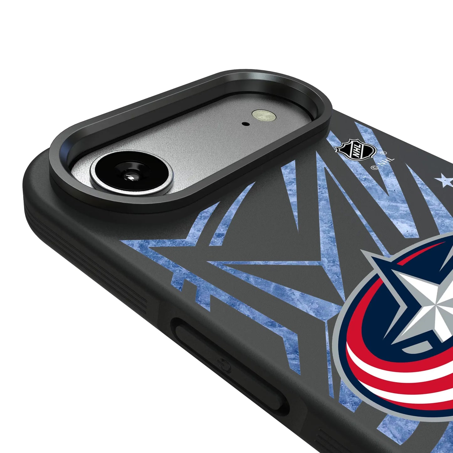 Columbus Blue Jackets Ice Tilt Bump Phone Case for Apple iPhone