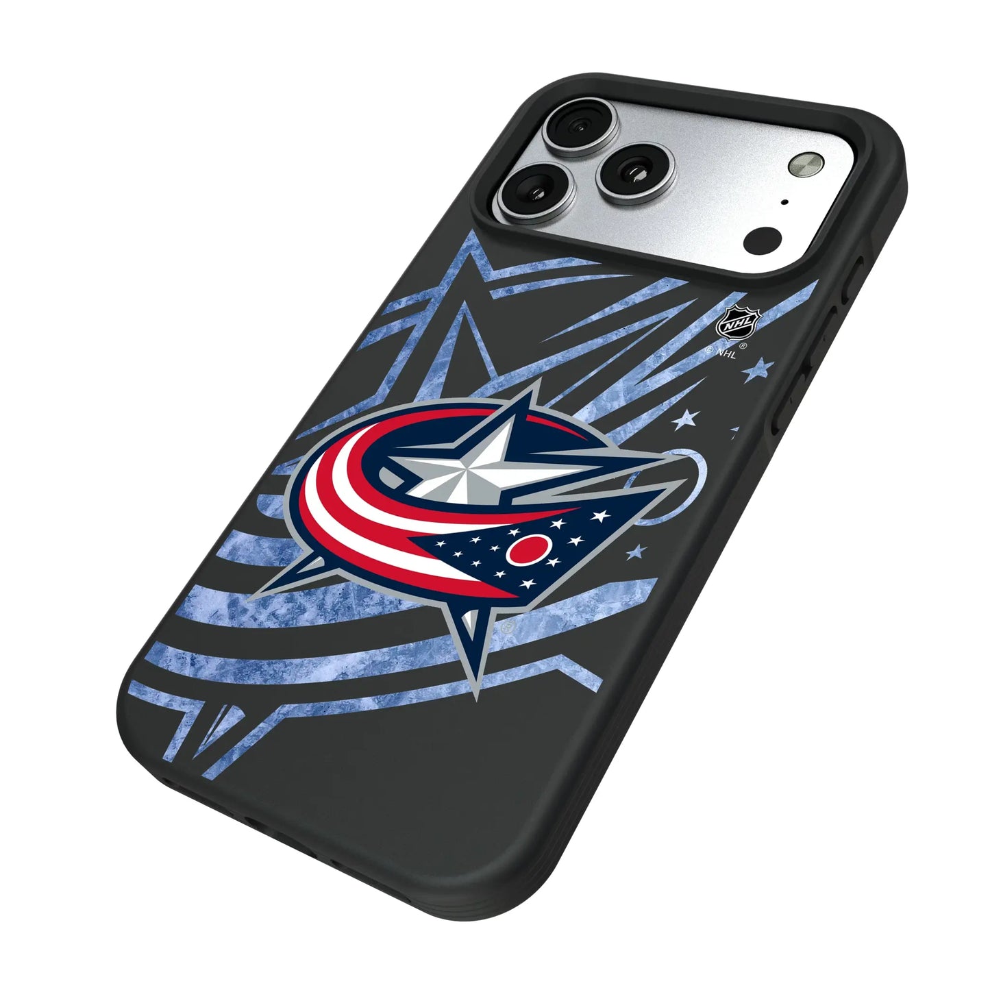Columbus Blue Jackets Ice Tilt Bump Phone Case for Apple iPhone