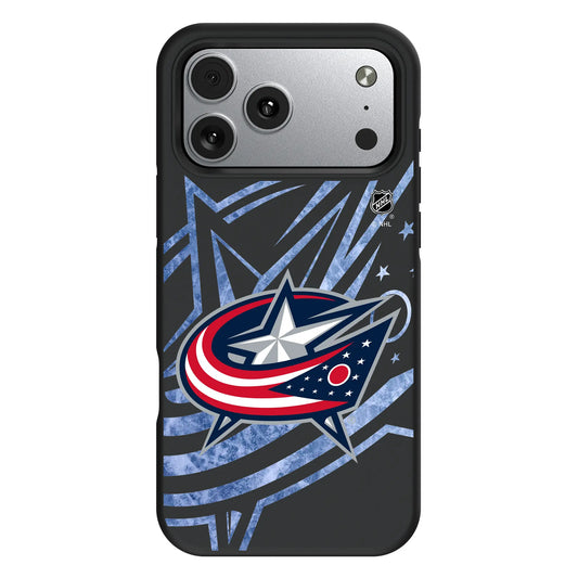Columbus Blue Jackets Ice Tilt Bump Phone Case for Apple iPhone