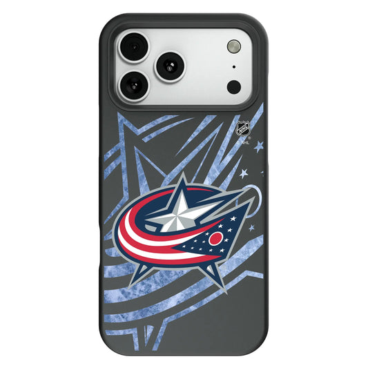 Columbus Blue Jackets Ice Tilt Bump Phone Case for Apple iPhone