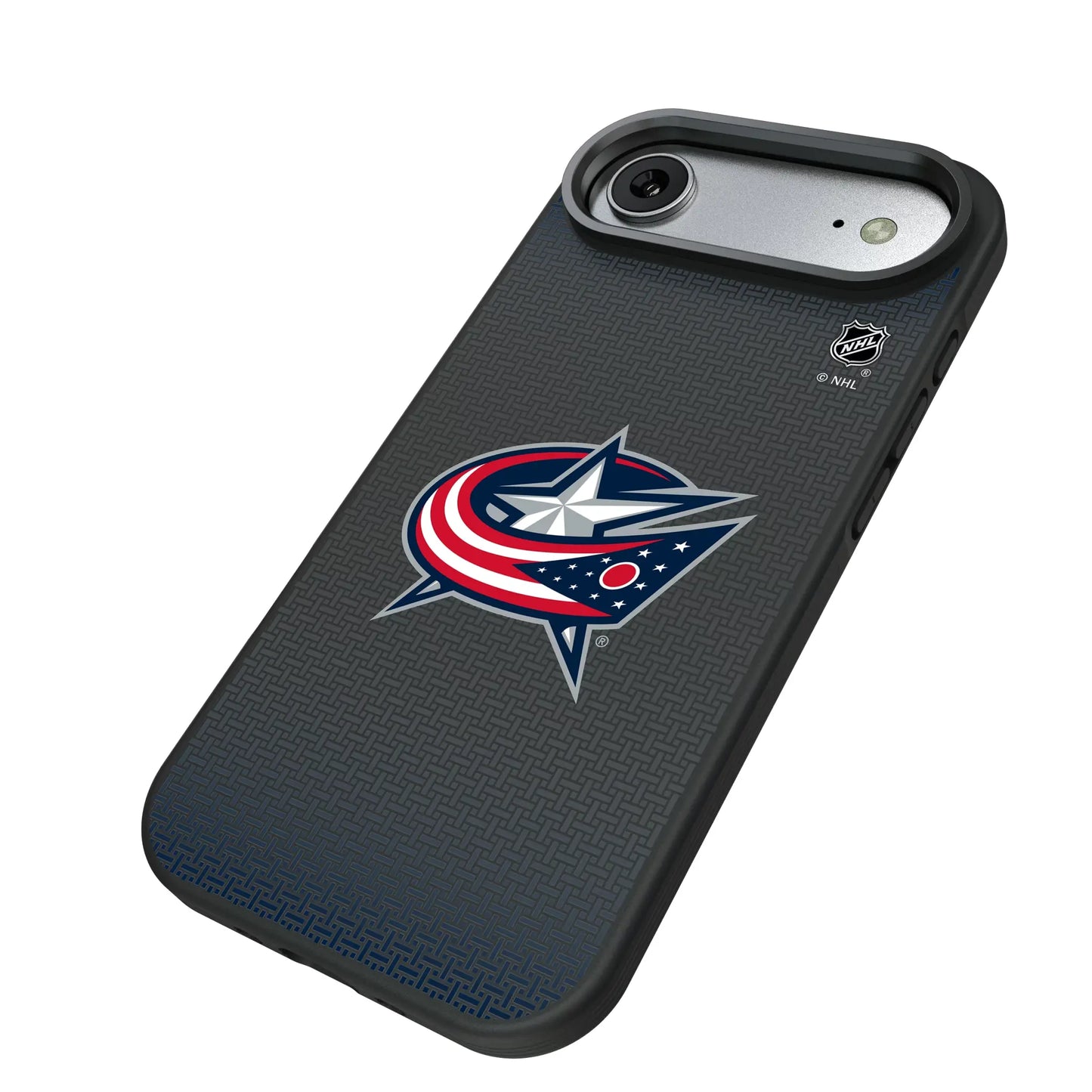 Columbus Blue Jackets Linen Bump Phone Case for Apple iPhone