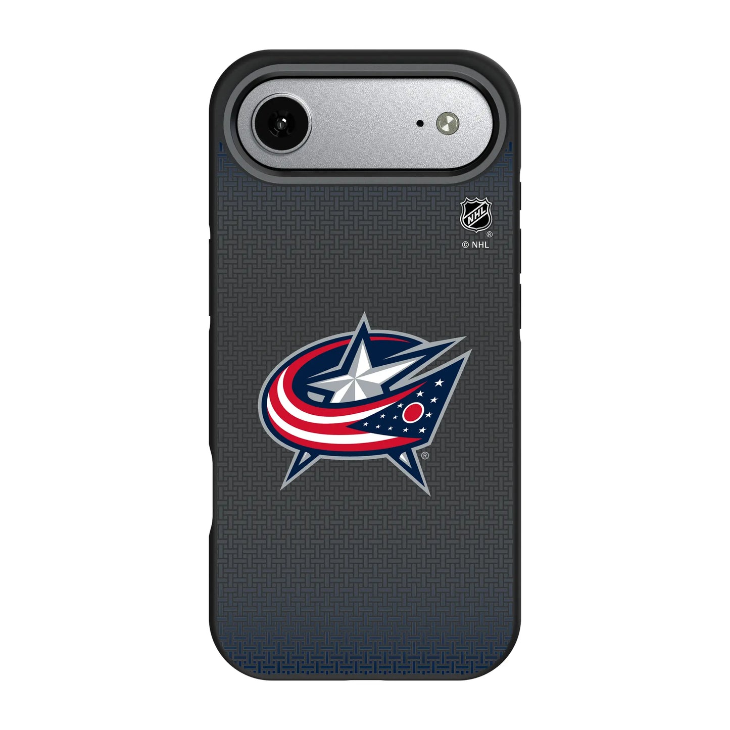 Columbus Blue Jackets Linen Bump Phone Case for Apple iPhone