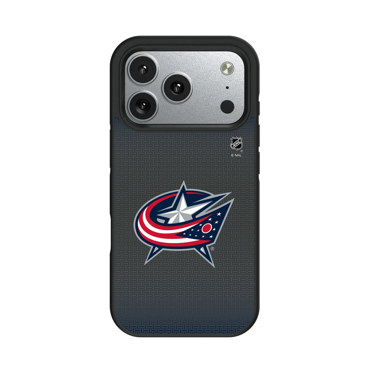 Columbus Blue Jackets Linen Bump Phone Case for Apple iPhone