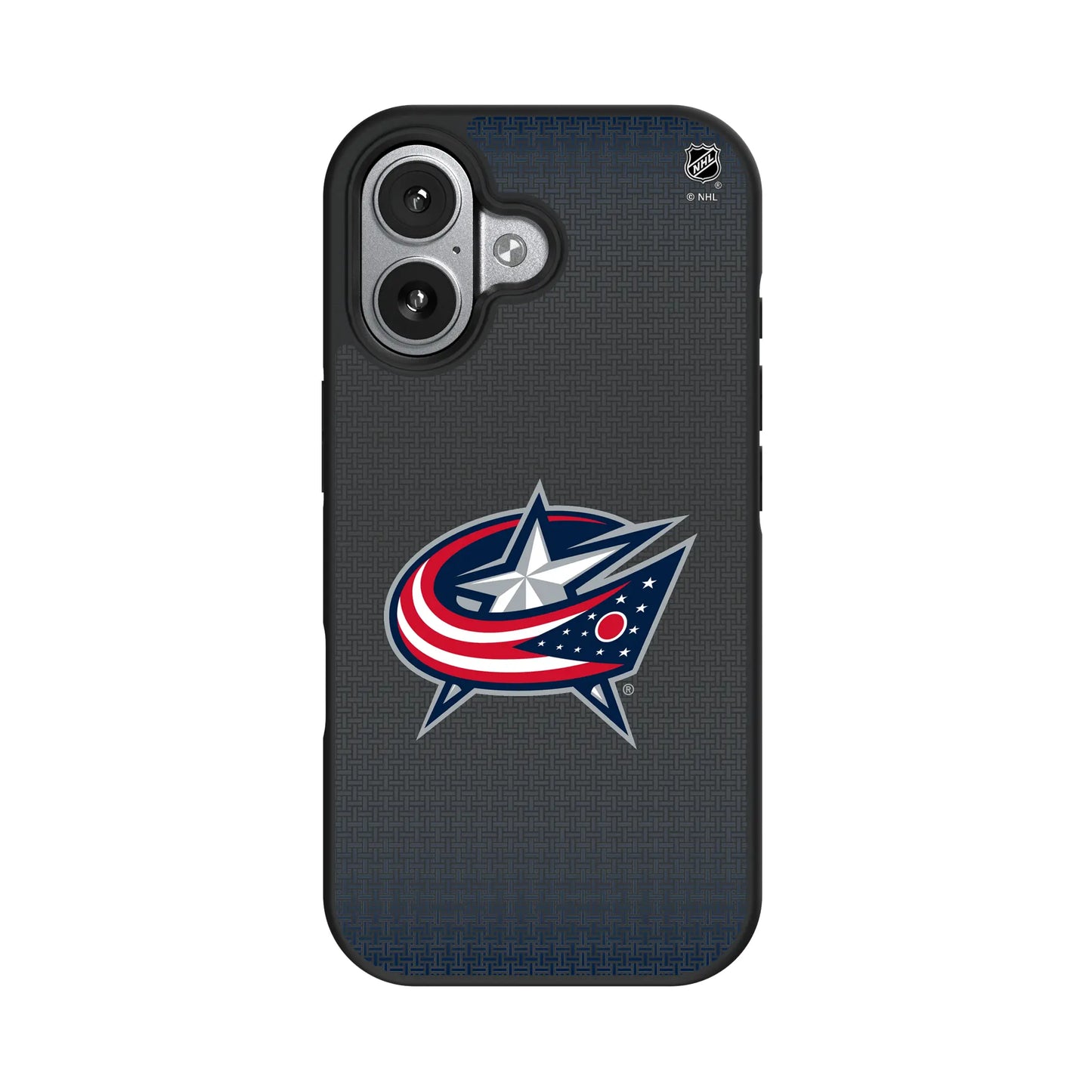 Columbus Blue Jackets Linen Bump Phone Case for Apple iPhone