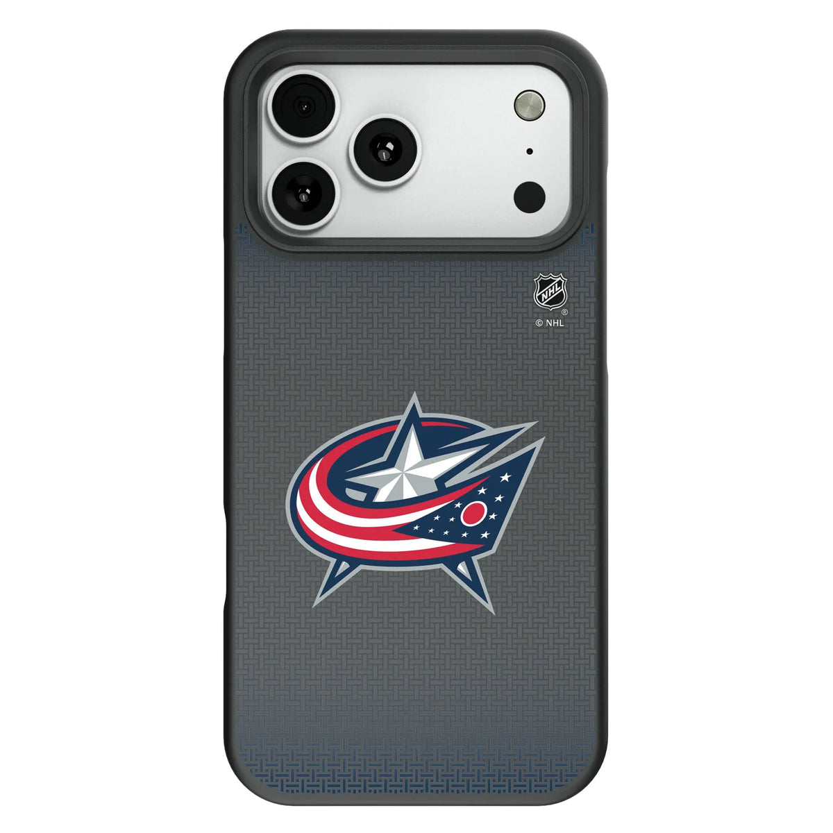 Columbus Blue Jackets Linen Bump Phone Case for Apple iPhone
