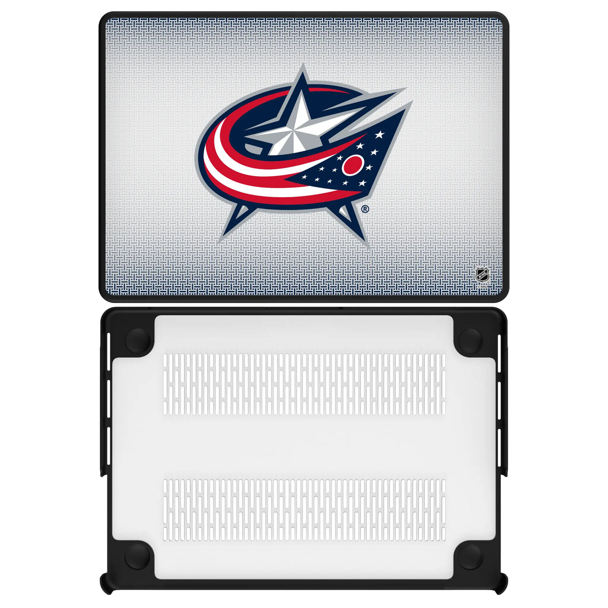 Columbus Blue Jackets Linen Laptop Case for Apple MacBook