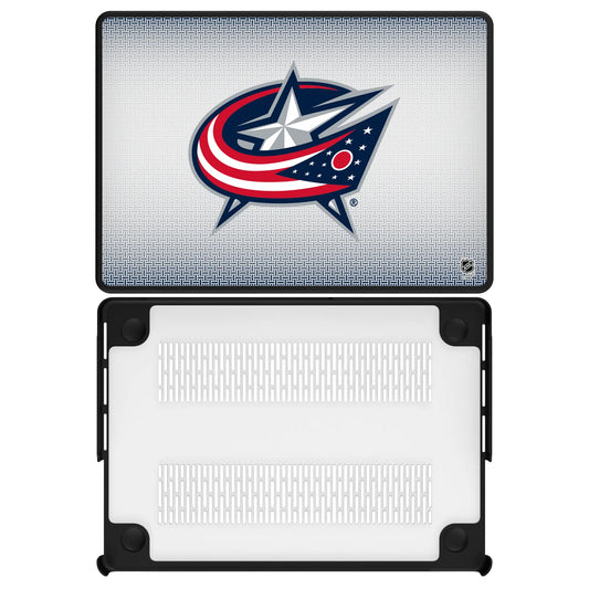 Columbus Blue Jackets Linen Laptop Case for Apple MacBook