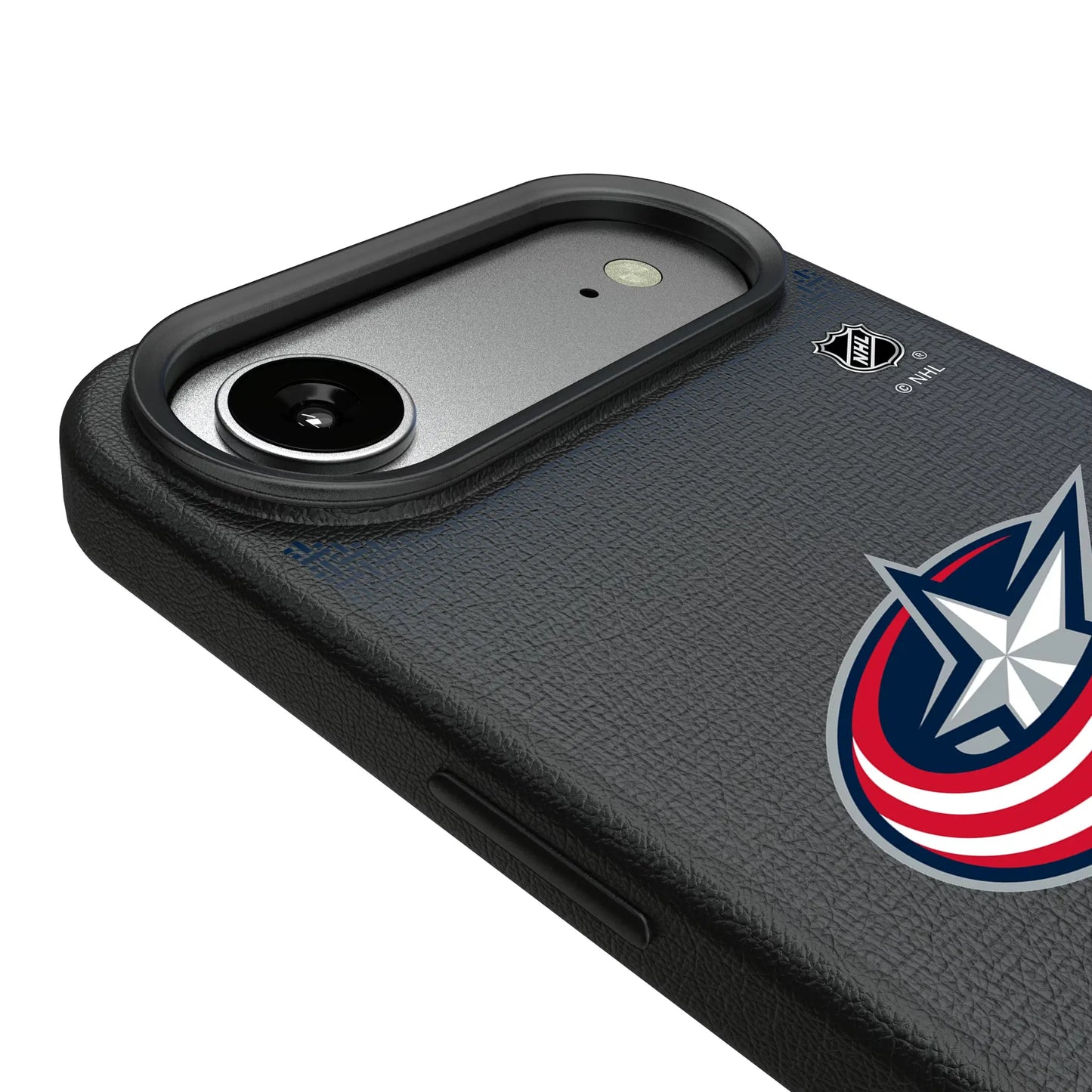 Columbus Blue Jackets Linen MagSafe Compatible Phone Case for Apple iPhone